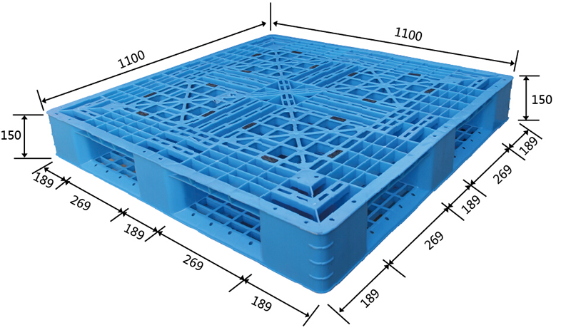 1111田字網(wǎng)格塑料托盤(pán)