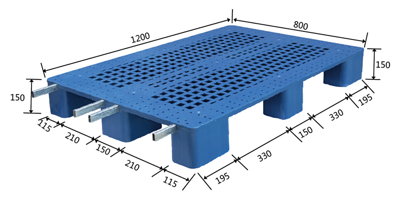 1280九腳網眼塑料托盤