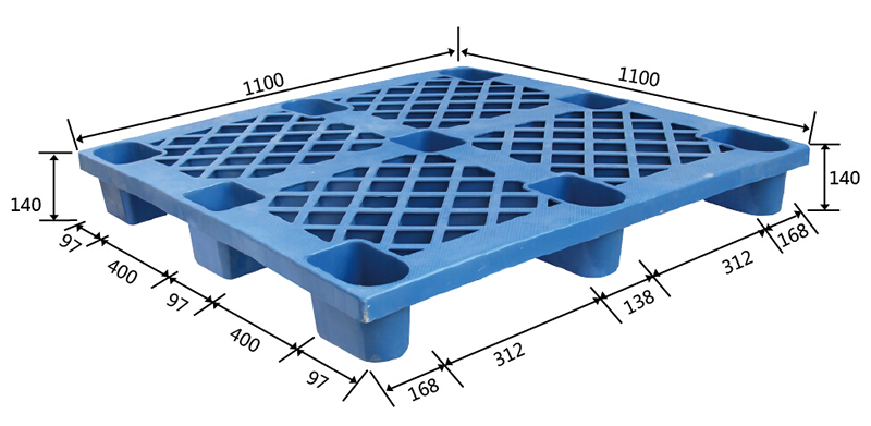 1111九腳網(wǎng)格塑料托盤(pán)